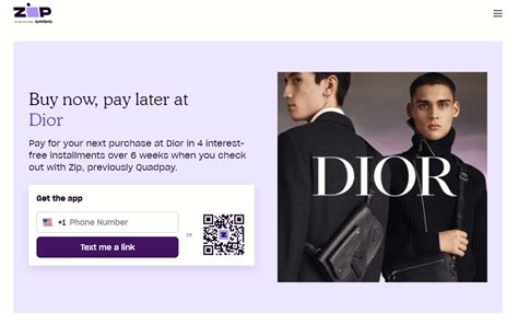 buy now pay later dior|dior quadpay.